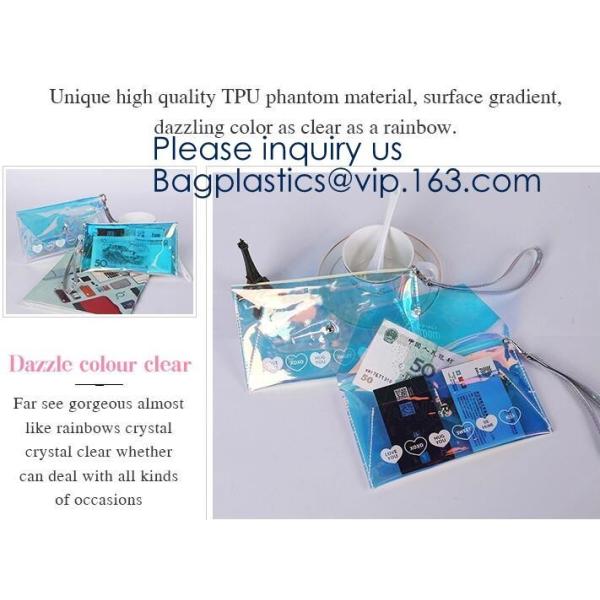 Custom Logo Glitter Cosmetic Makeup Eva Clear Pouch / Pouches,Smiggle Pencil Case With Glitter,Tissue Bag CD Case Docume