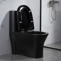 Double toilette double de piège de Siphonic 2-1/8 d'une seule pièce allongé affleurant en céramique »