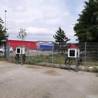 Estações de carregamento rápido de veículos elétricos montadas na parede / no chão de 5 m