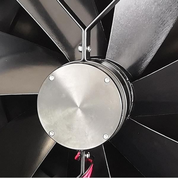 14 acero sin cepillo axial de la galvanización del motor de la fan de ventilación del aire del flujo de la pulgada 30W 40W DC