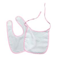 Custom Printing Logo Sublimation Baby Bib With Velcro Blanks