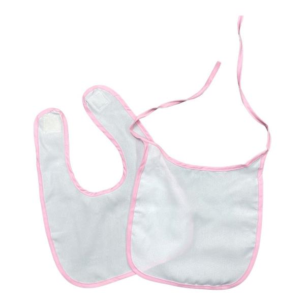Custom Printing Logo Sublimation Baby Bib With Velcro Blanks