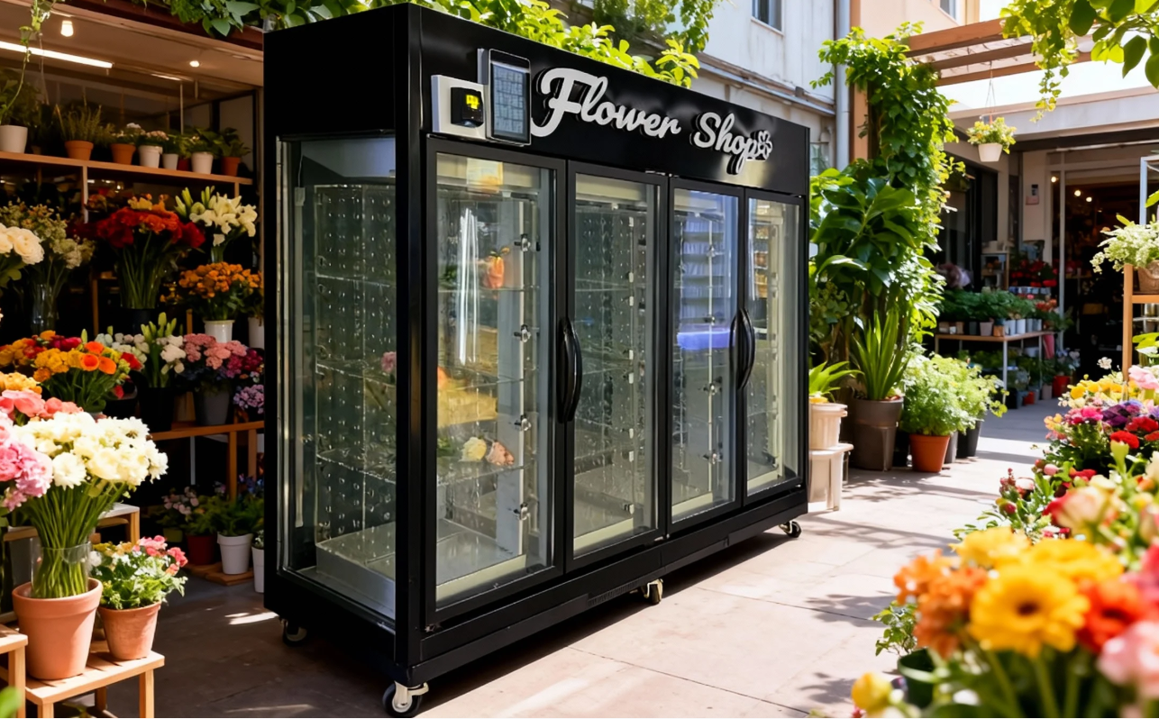 WEIMI Flower Vending Machine with Card Reader: Fresh Flowers Anytime, Easy Payment