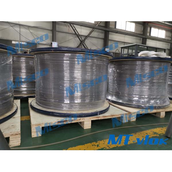 Alloy 825 / N08825 Welded Coiled Tubing 12.7*1.24mm For Pre Insulated Tubing
