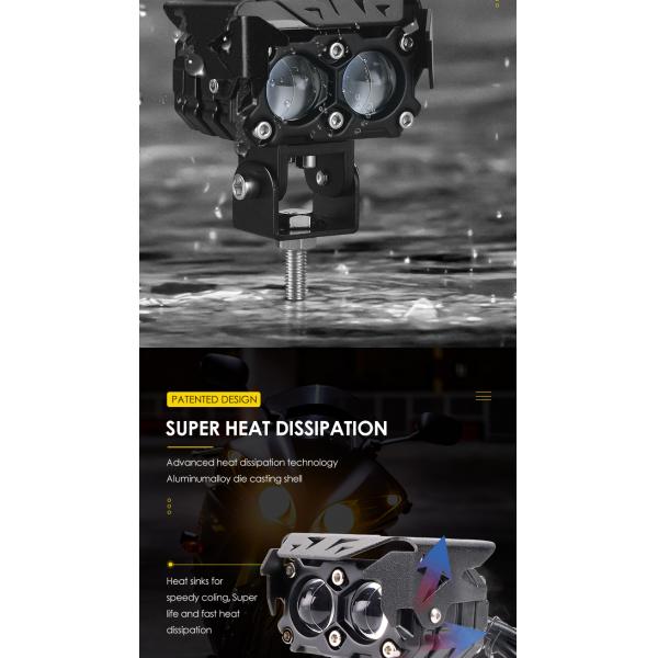 4000LM Мотоцикл светодиодные прожекторы светодиодные мотоциклетные фонари 40W IP67