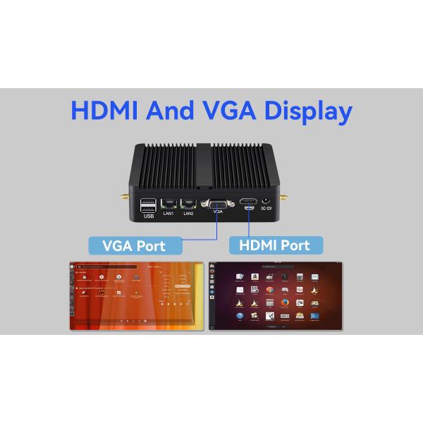 Intel Celeron Series Processor Custom Mini PC With Dual COM And HDMI For Industrial