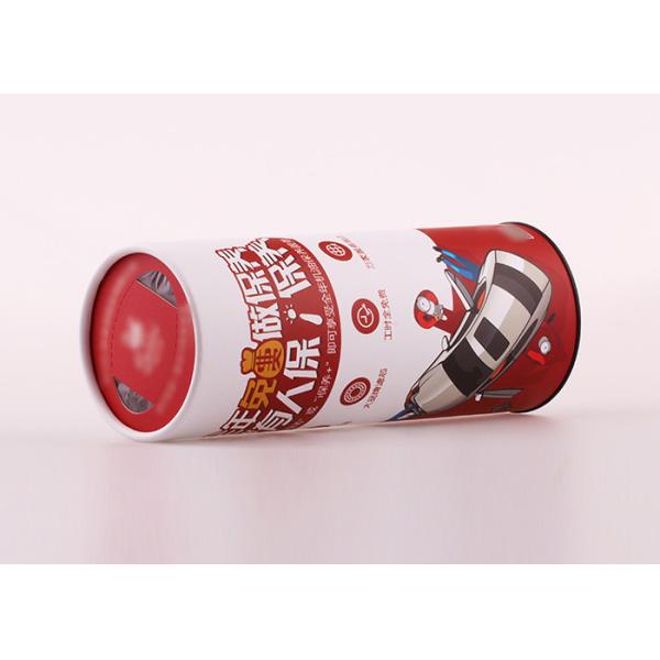 Tubo biológico do papel de CMYK Pantone que empacota a laminação de Matt com janela