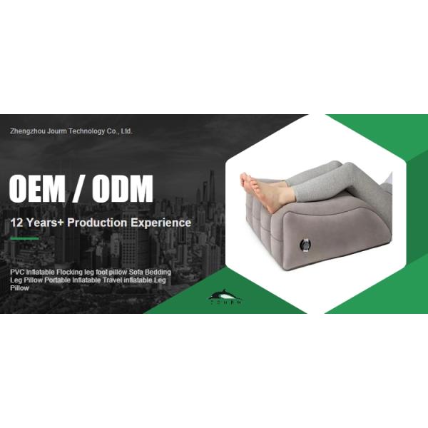 Portable Flocking Leg Foot Pillow for Inflatable Sofa Bedding 0.5-1 Kg Memory Foam