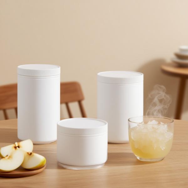 Une boîte en plastique HDPE de qualité différente de capacité pour un produit de santé