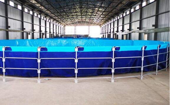 50000L гибкий складной 0,9 мм ПВХ брезент рыбный бак Наружный рыбный пруд Diy рыбный пруд