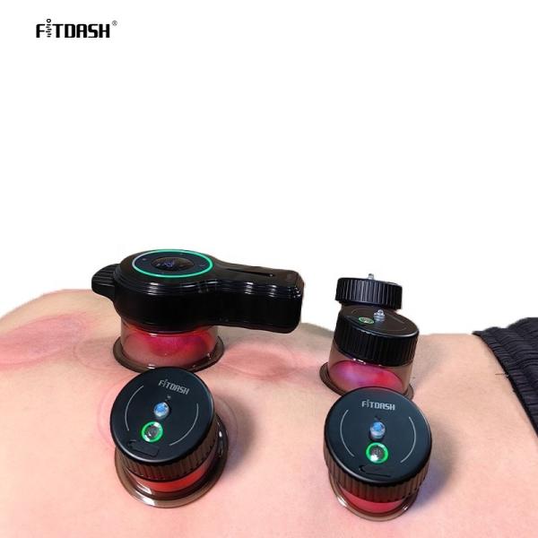 Advanced Fitdash Vacuum Cupping Therapy Machine with Red Light and Charge Power Source