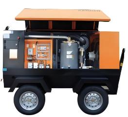 Mobile Screw Air Compressor 0.5-2.5Mpa Diesel/Electric Industrial