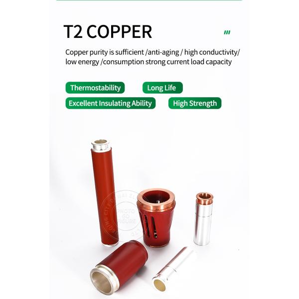 Vacuum Circuit Breaker Copper Contact Arm 10Kv 12KV 2500A 3150A 4000A T2