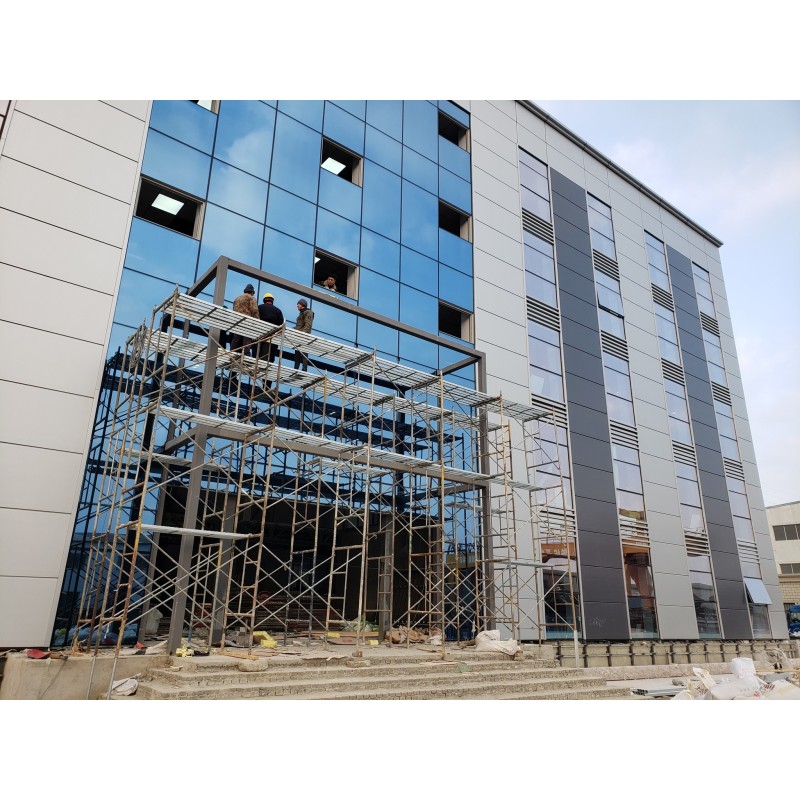 Single-Slope Roof Prefab Steel Building for Logistics Park and Sorting Terminal
