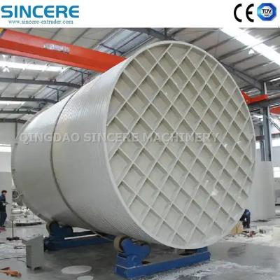 Máquina de extrusión para tanque de almacenamiento horizontal de plástico PP PE con control automático y diámetro del tanque de 200-4000 mm