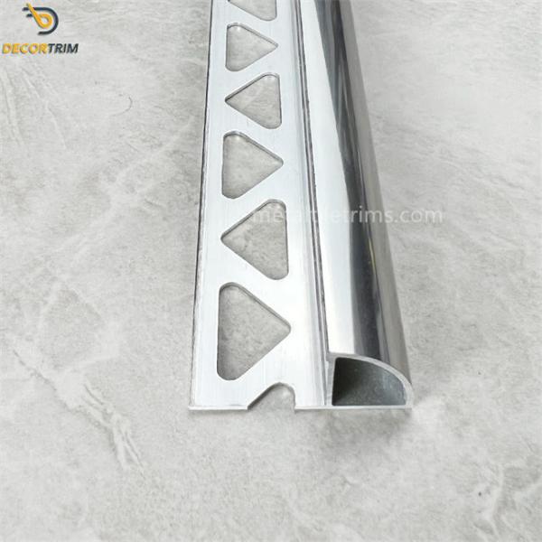 Metal Bullnose Tile Edging Trim Metal Tile Trims Anodized Edging 2m Length