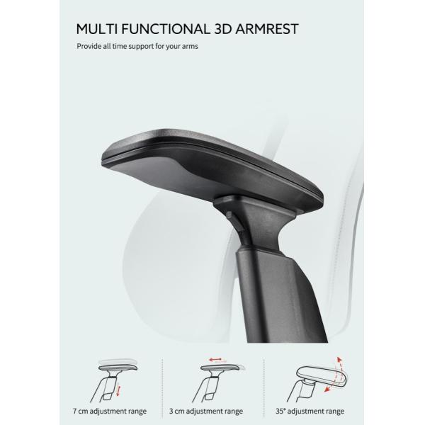 Стула офиса рицинуса PA BIFMA стул компьютера регулируемого возлежа с Footrest