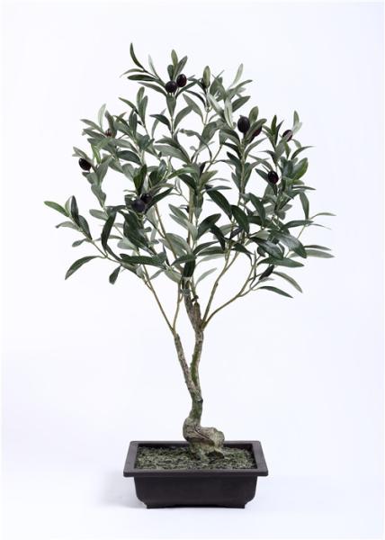 Faux Ornamental Olive Tree Maintenance Free 80cm Perfect Fit Waterproof