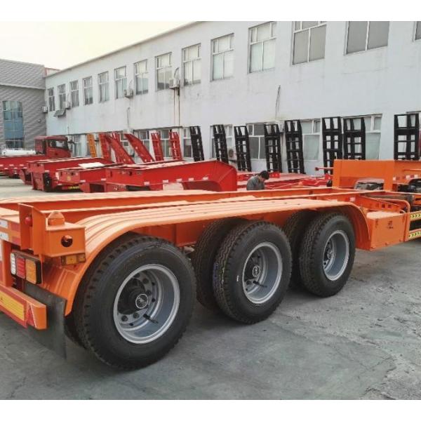 40 Feet Container Semi Trailer 12.5m Steel Material