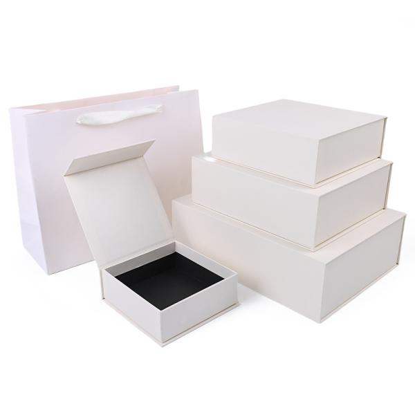 Wholesale manufacturing high quality Magnetic Gift Box Packaging Custom logo luxury Eco Friendly Cardboard Paper White Magnetic Jewelry Box