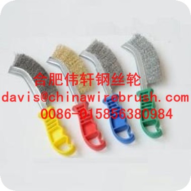 Stainless Steel Knife Brushes with Plastic Handle