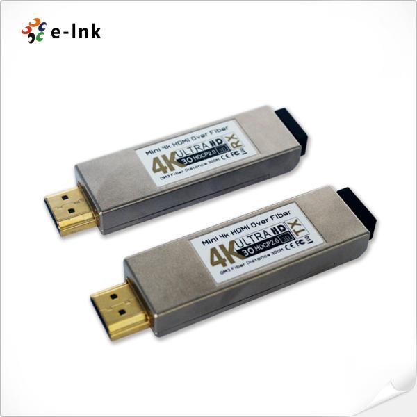 Mini 4K HDMI Optical Transceiver  Supports 300m Range Zero Latency HDCP 1.2