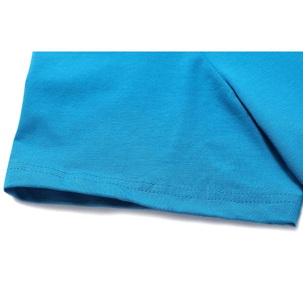 Cotton Polyester Fit V Neck T Shirts / Blank Knitted Cuffed Sleeve T Shirt
