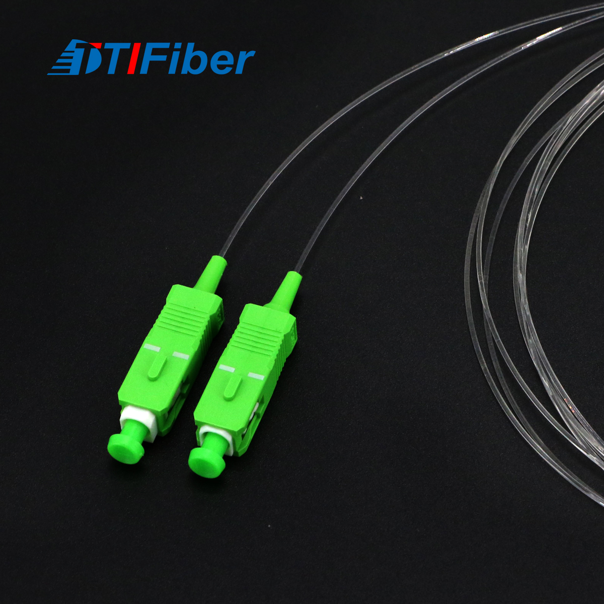 SC/APC гибкого провода FTTH крытый невидимый прозрачный