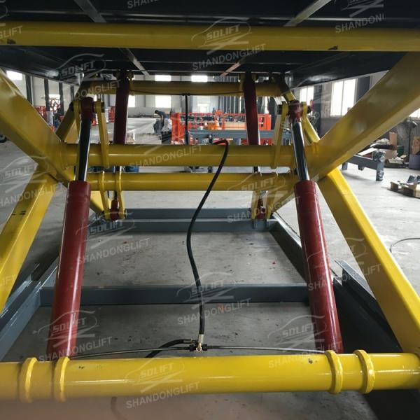 Механически двойник Inground большой сверхмощный Scissor подъем стоянкы автомобилей автомобиля таблицы подъема 2