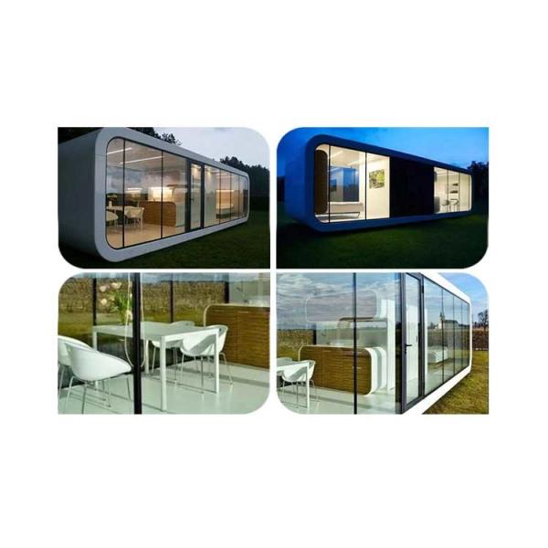 Студии сада алюминиевого бунгало кабины раздвижных дверей Prefab полуфабрикат Prefab Prefab модульные дома