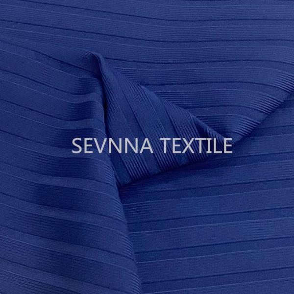 290gsm повторно использовало циркуляр ткани Swimwear вяжет ребристую носку пляжа бикини