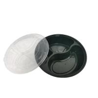 Círculo descartável Eco-amigável Bento Box Plastic And Microwavable
