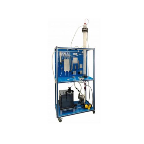 Fixed and Fluidised Bed Unit Educational Equipment Fluids Engineering Training Equipment