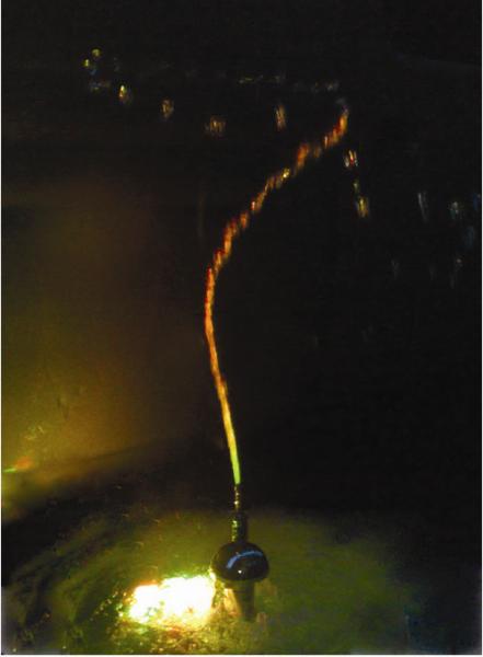 1 rotação de bronze Dragon Water Fountain Jet Nozzle 3m3/h de Chrome