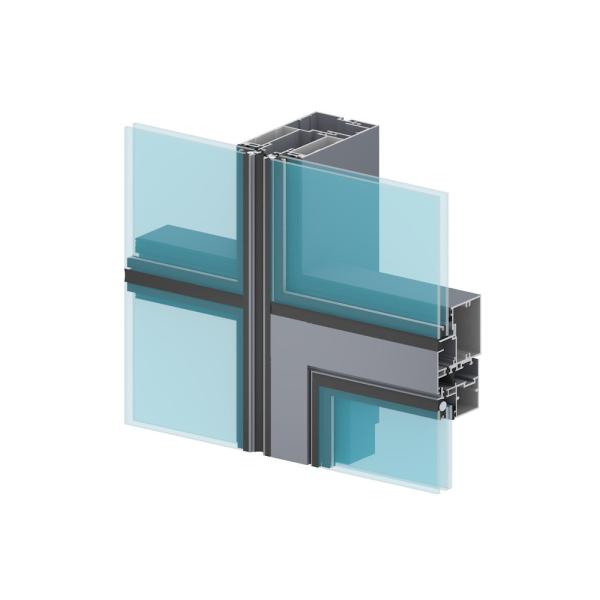 Унитизед алюминиевое возникновение современного дизайна профиля ненесущей стены элегантное