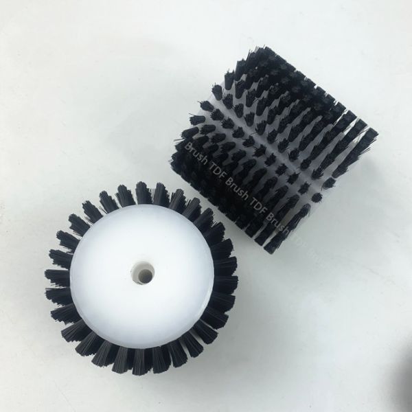 Industrial Brush Wheel & Roller Nylon Bristle Plastic Core Deburring Cleaning Tool