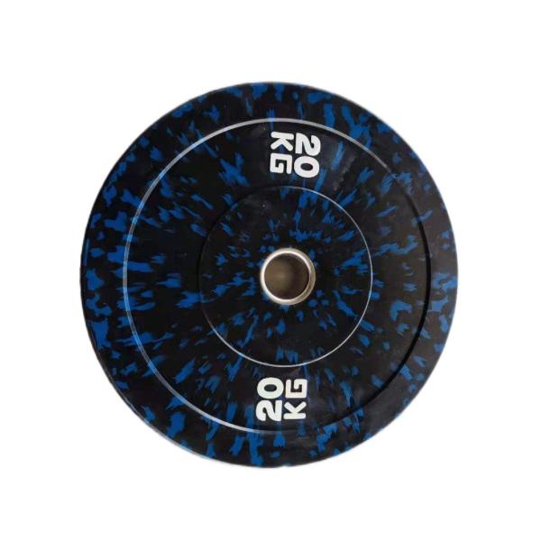 15lb 30lb 45lb Gym Rubber Weights Plates Set for Customized Logo Free Weight Training