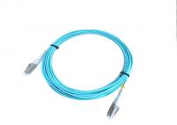 Fibra ótica multimodo frente e verso Patchcord do LC OM4 FTTH com revestimento de LSZH