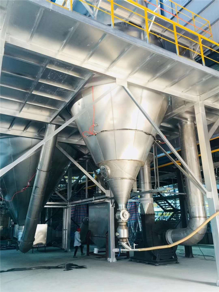 Завод сушки пульверизатором фосфорнокислого железа SUS316 10000kg/H лития непрерывный