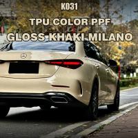 K031 Gloss Khaki Milano TPU couleur peinture automobile film de protection couleur PPF emballage