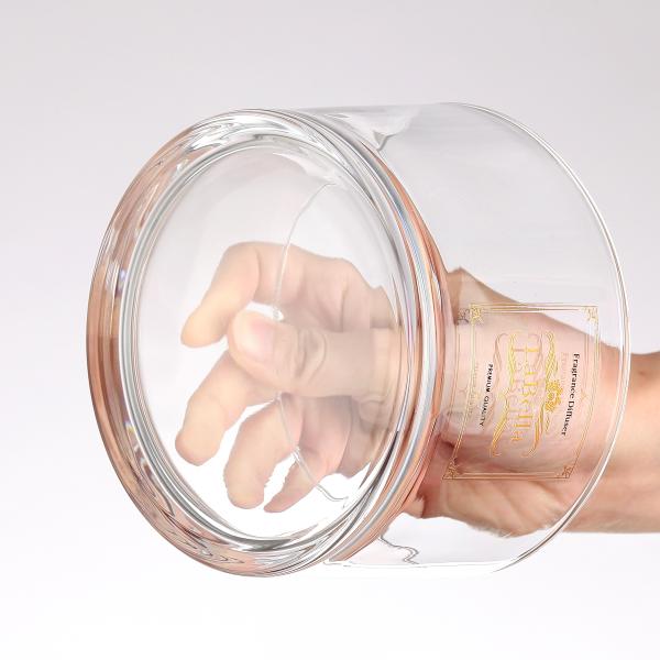 200 мл 300 мл Стеклянные свечи с металлической крышкой