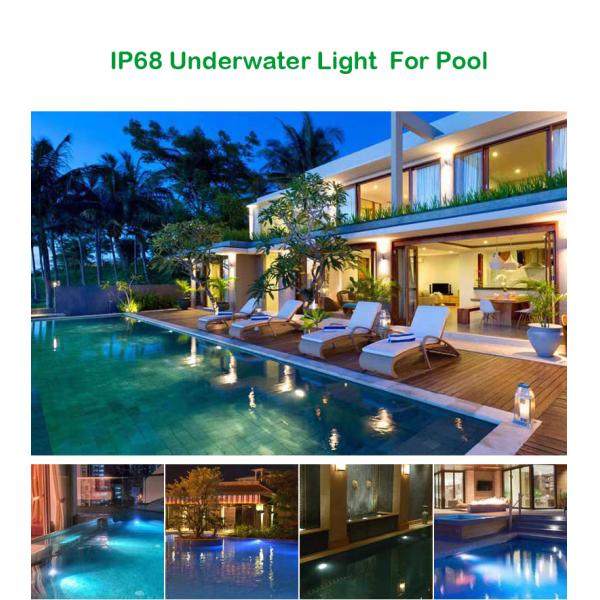 90degree Color Changing 12V 24V LED Swimming Pool Lights