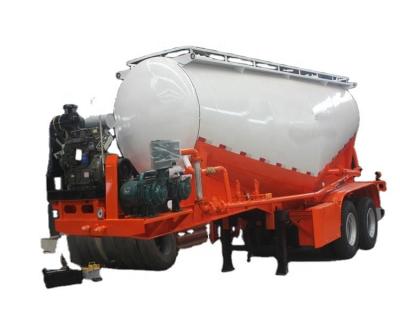 Landing Gear 28T 3 Axle Dry Bulk Cement Powder Tank Semi Trailer for Cement Transportation