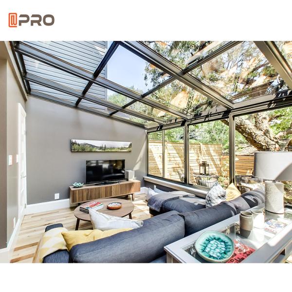 Free Standing Aluminium Glass Sunroom 12 X 20 For Solarium