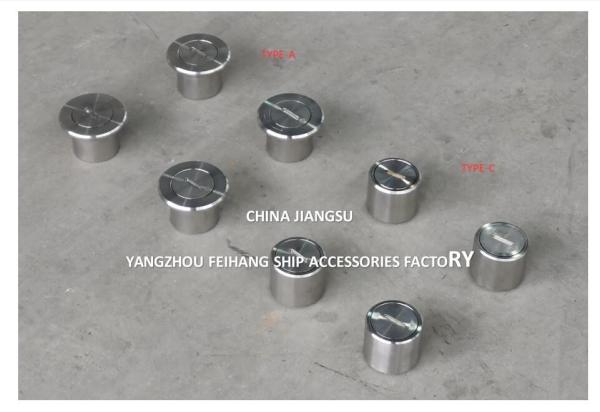 Sounding Tubes-Sounding Pipe Head With Stainless Steel Body And Stainless Steel Plug with square or rectangular holes