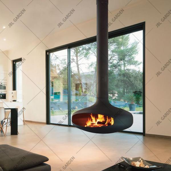 Hanging Fire Place 800mm Indoor Wood Burning Stove Decorative Suspension Fireplace wear resisting