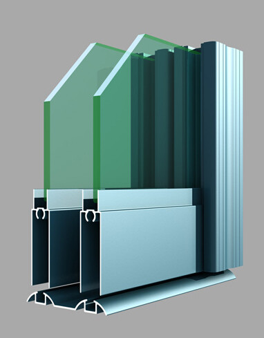 Покрытый порошком алюминиевый профиль штранг-прессования для рынка Украины с низкой ценой