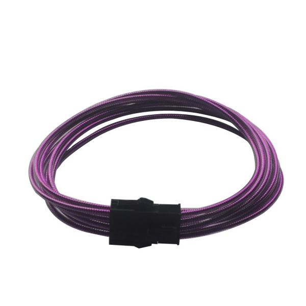 Single Sleeved 8 (4+4) Pin CPU Computer Usb Electric Wire  Phone Charger  Electric Extension Copper Steel Mobile Charger