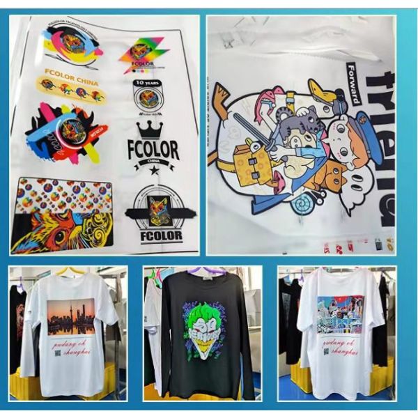 Fcolor High Concentration I3200 XP600 Dtf Ink for Printing Roll 60cm Pet Film Dtf Printer
