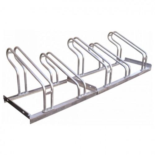 4 Lo Hoop Ground Bike Rack Public Bike Storage Metal Fab Products